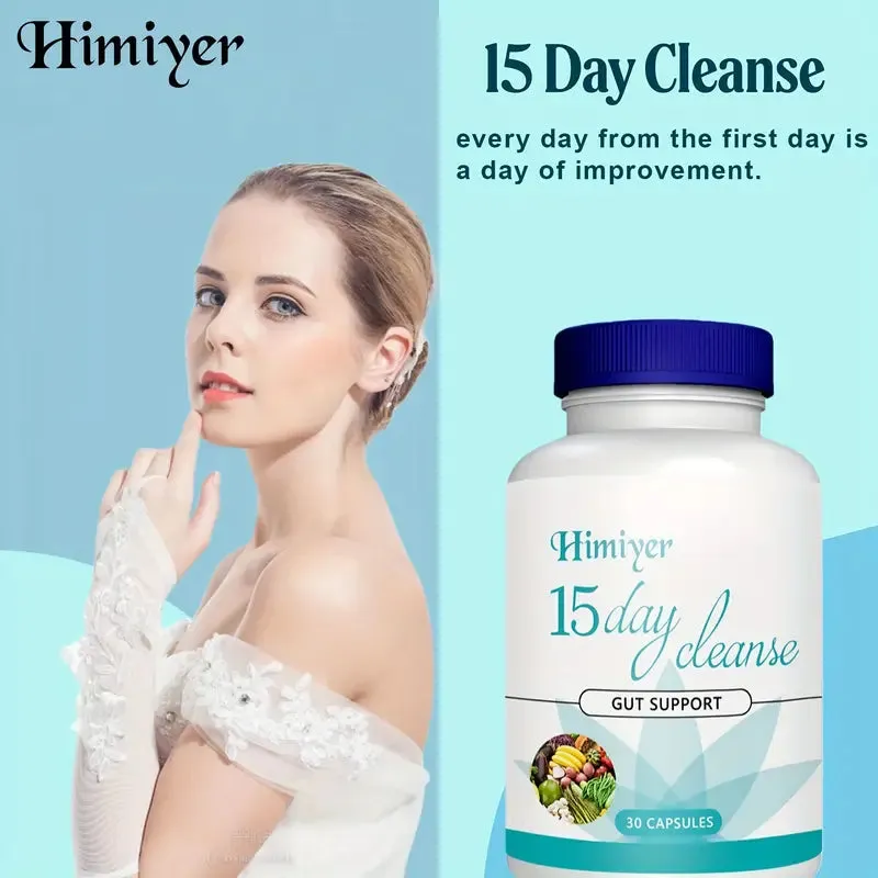 15 Day Cleanse - Probiotics, Potency Gut, Colon, Digestion Support Supplement