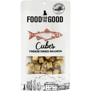 25% OFF: Food For The Good Salmon Cubes Freeze-Dried Treats For Cats & Dogs 70g