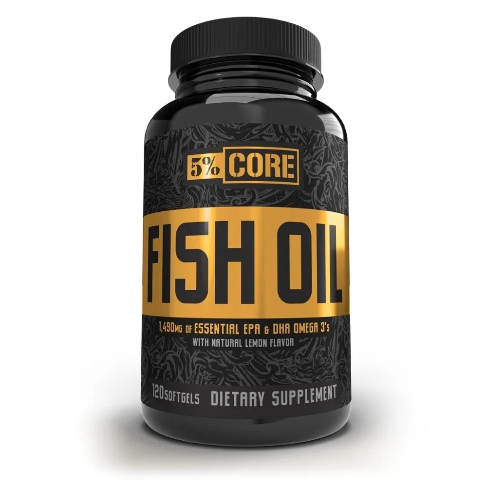 5% Nutrition Core Fish Oil 120 Softgels