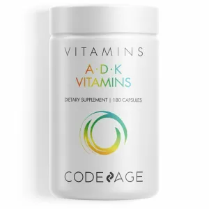 ADK Vitamins 180 caps by CodeAge