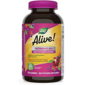 Alive Women's 50  Multivitamin Gummies 60 Count