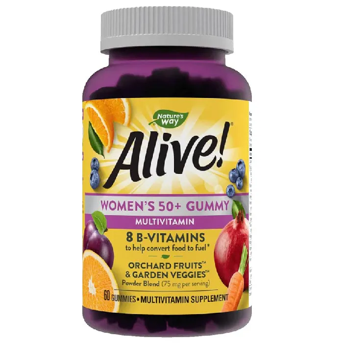 Alive Women's 50  Multivitamin Gummies 60 Count