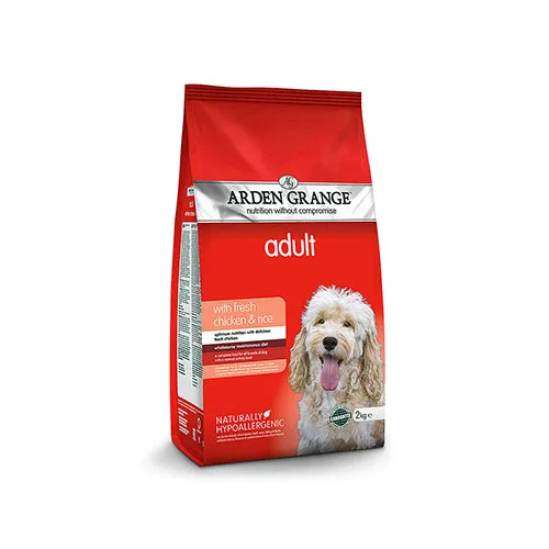 Arden Grange Adult With Chicken & Rice 2kg Dry Dog Food