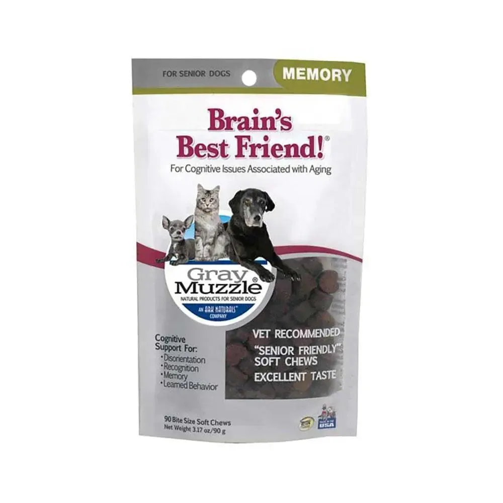 Ark Naturals® Gray Muzzle Brain’s Best Friend Cat & Dog Chewy Treats 90 Count