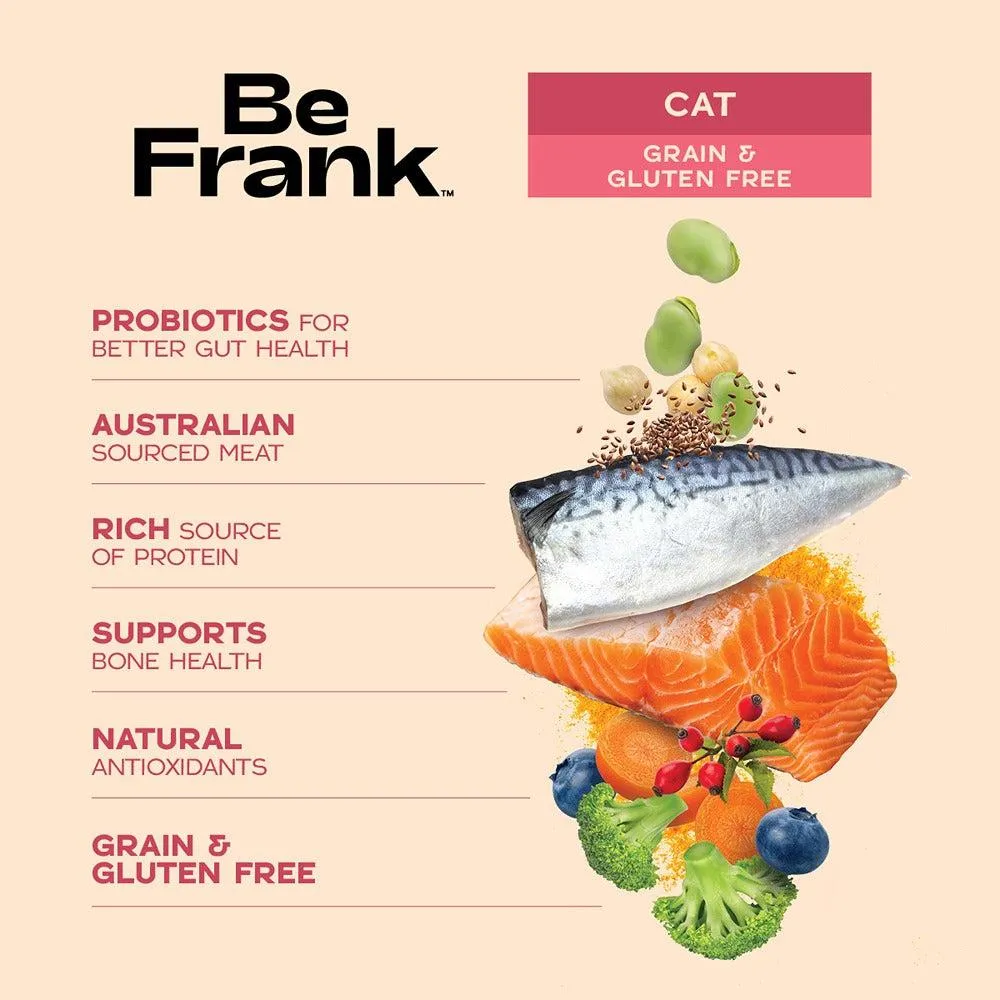 Be Frank Grain Free Mackerel & Salmon Dry Cat Food 2.5kg