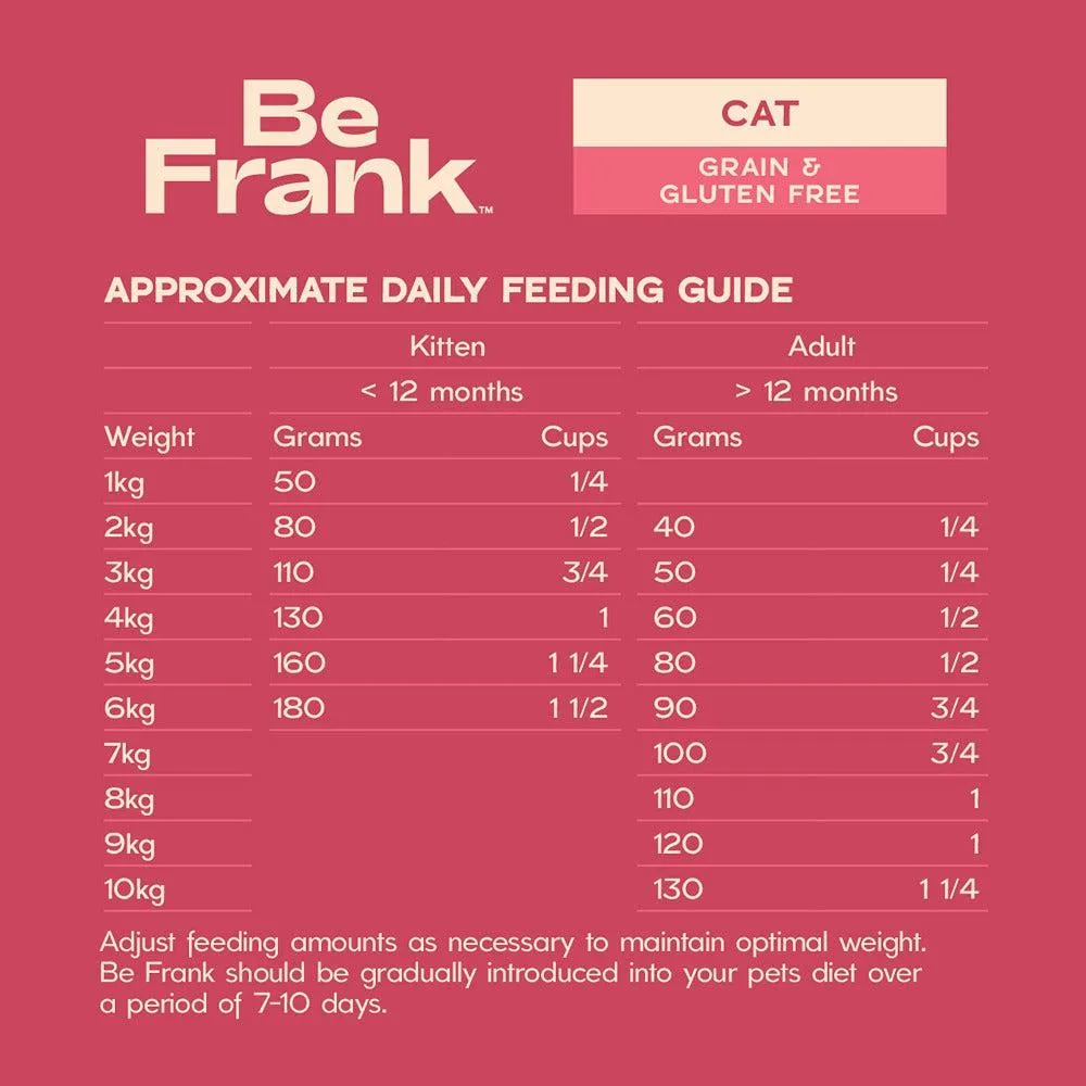 Be Frank Grain Free Mackerel & Salmon Dry Cat Food 2.5kg