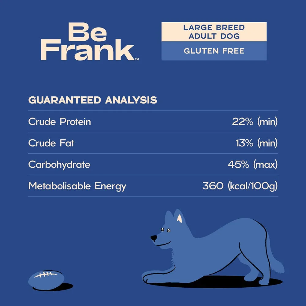 Be Frank Large Breed Salmon & Sardine Dry Dog Food 20kg