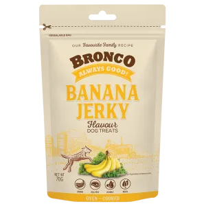 Bronco Dog Jerky Banana 70g