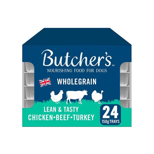 Butcher's Lean & Tasty Dog Food Trays 24x150g