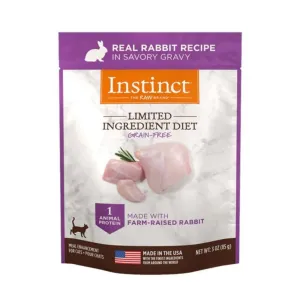 Cat Limited Ingredient Real Rabbit 24 x 3 oz Pouch