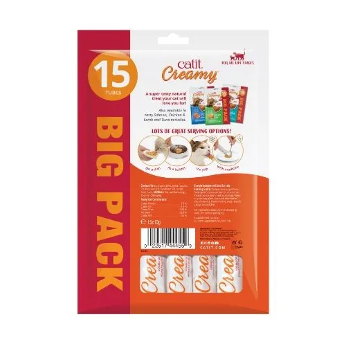 Catit Creamy Chicken Cat Treats - 15pk