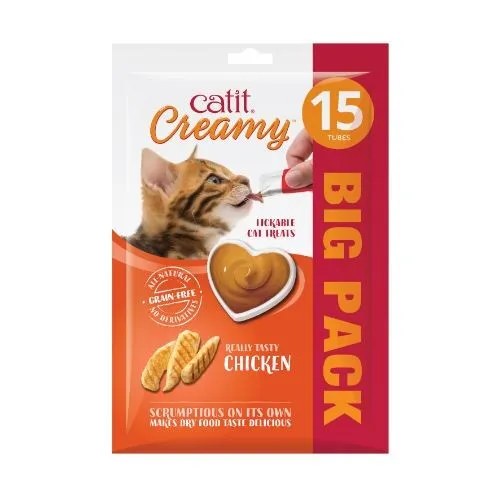 Catit Creamy Chicken Cat Treats - 15pk