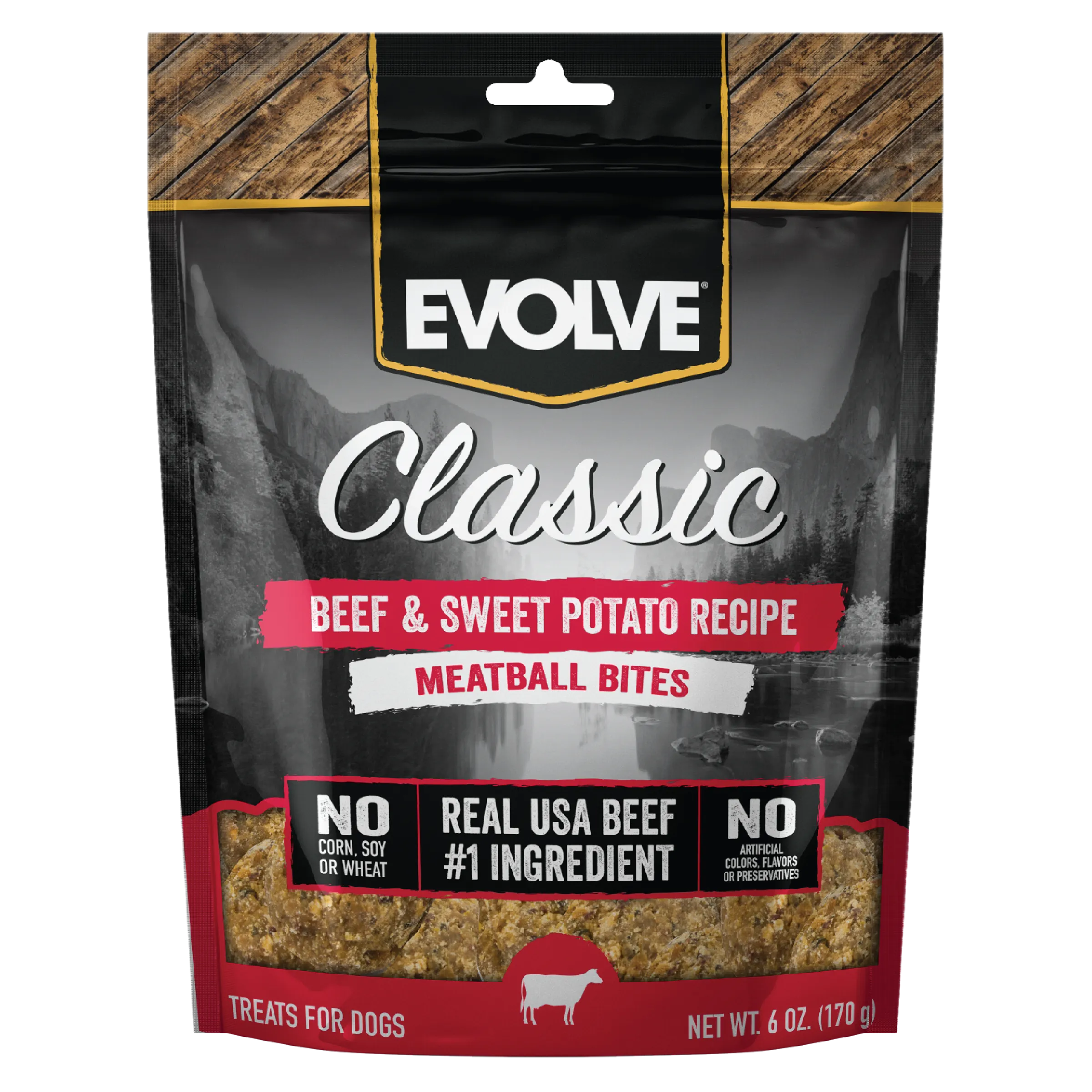 Classic Beef & Sweet Potato Meatball Bites | 6 oz | Evolve