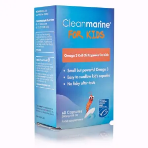 Cleanmarine Krill Oil For Kids 60 Capsules