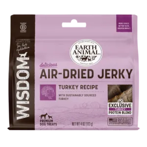 Earth Animal Wisdom Air-Dried Jerky for Dogs Turkey