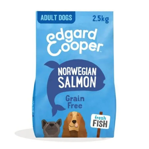 Edgard & Cooper Adult Grain Free Dry Dog Food with Fresh Norwegian Salmon 2.5kg