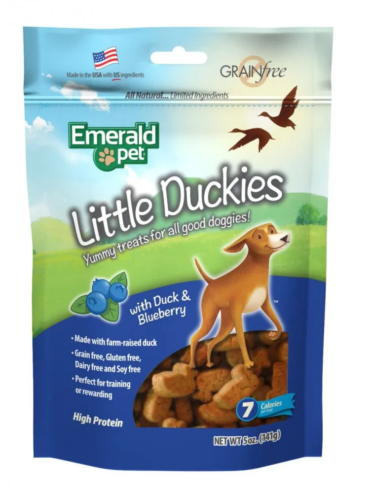 Emerald Pet Little Duckies Blueberry Dog Treats