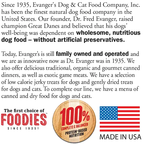 Evanger's Super Premium Venison and Beef Dinner