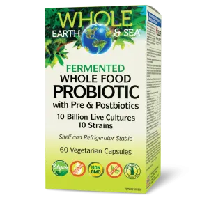 Fermented Whole Food Probiotic 10 Billion, Whole Earth & Sea