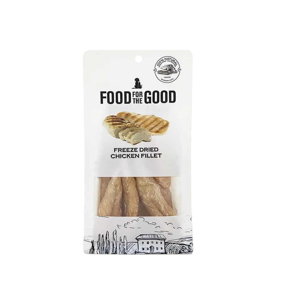 Food For The Good Dog & Cat Treats Freeze Dried Chicken Fillet 100g