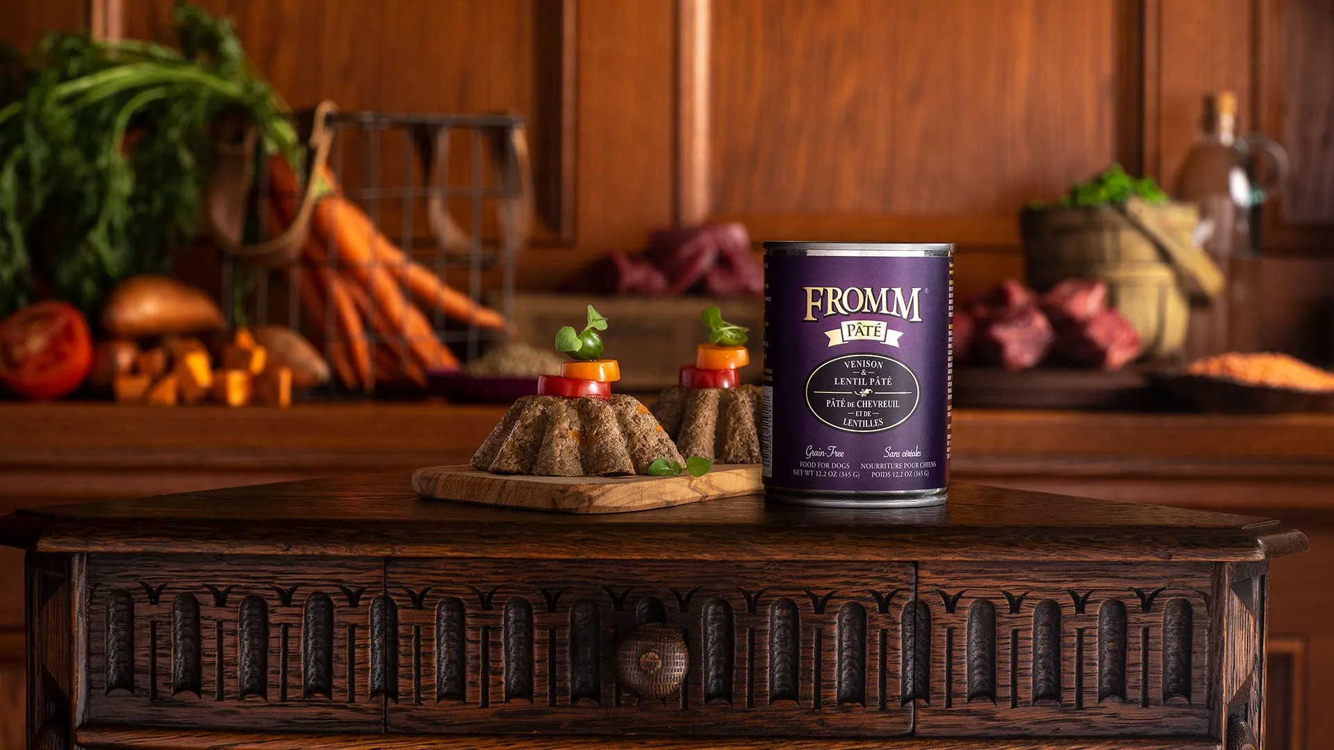 Fromm Grain Free Venison & Lentil Pate Canned Wet Dog Food