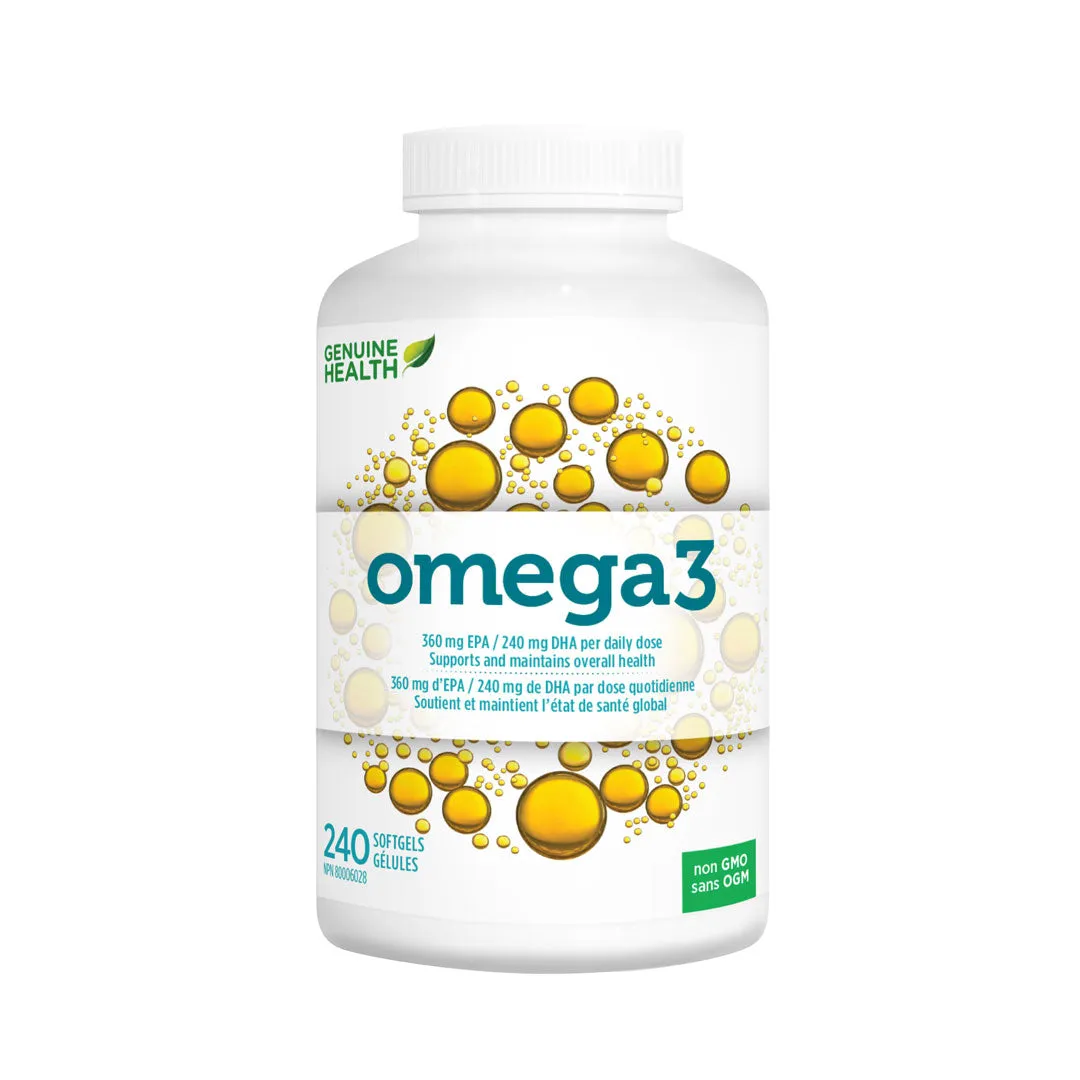 Genuine Health omega3 (240 SoftGels)