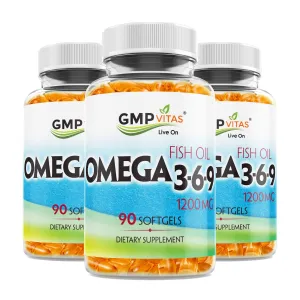 GMP Vitas® 1200 mg Super Omega 3-6-9 Softgels 3-Bottle Bundle