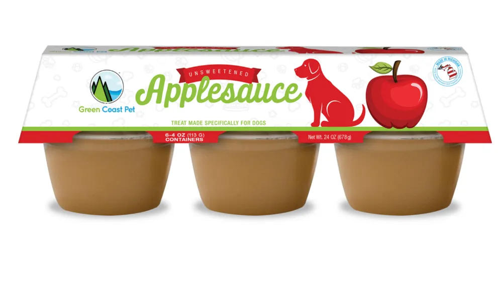 Green Coast Pet Unsweetened Applesauce for dogs