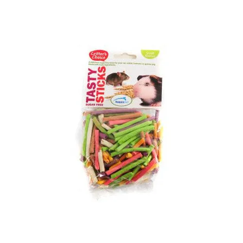 Happy Pet Critters Choice Small Animal Tasty Sticks Treat 75g