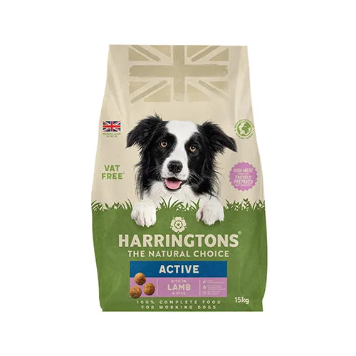 Harringtons Active Worker Complete Lamb & Rice 15kg Dry Dog Food