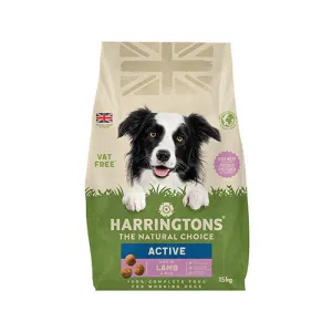 Harringtons Active Worker Complete Lamb & Rice 15kg Dry Dog Food