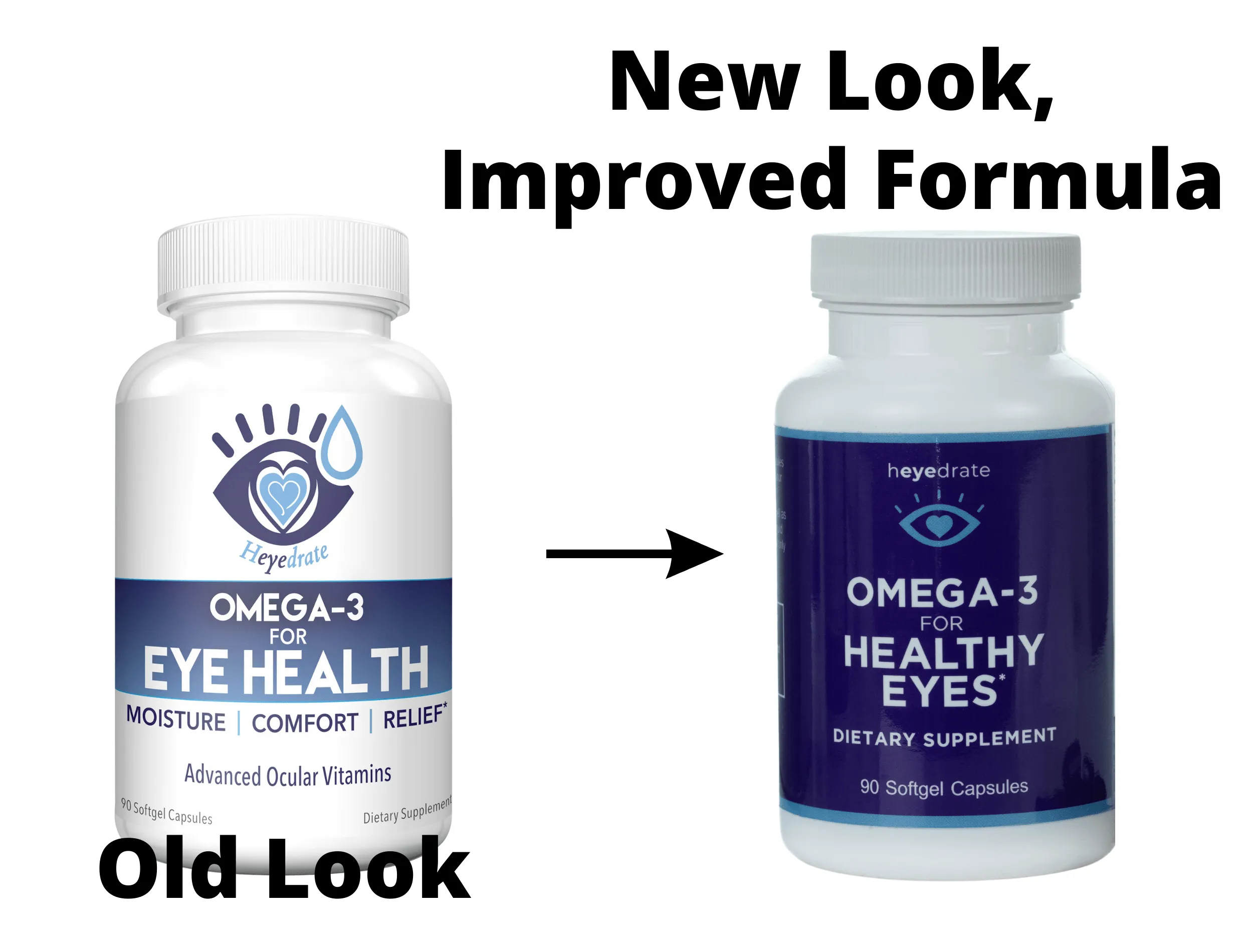 Heyedrate® Omega-3 for Eye Health | 6-Month Supply