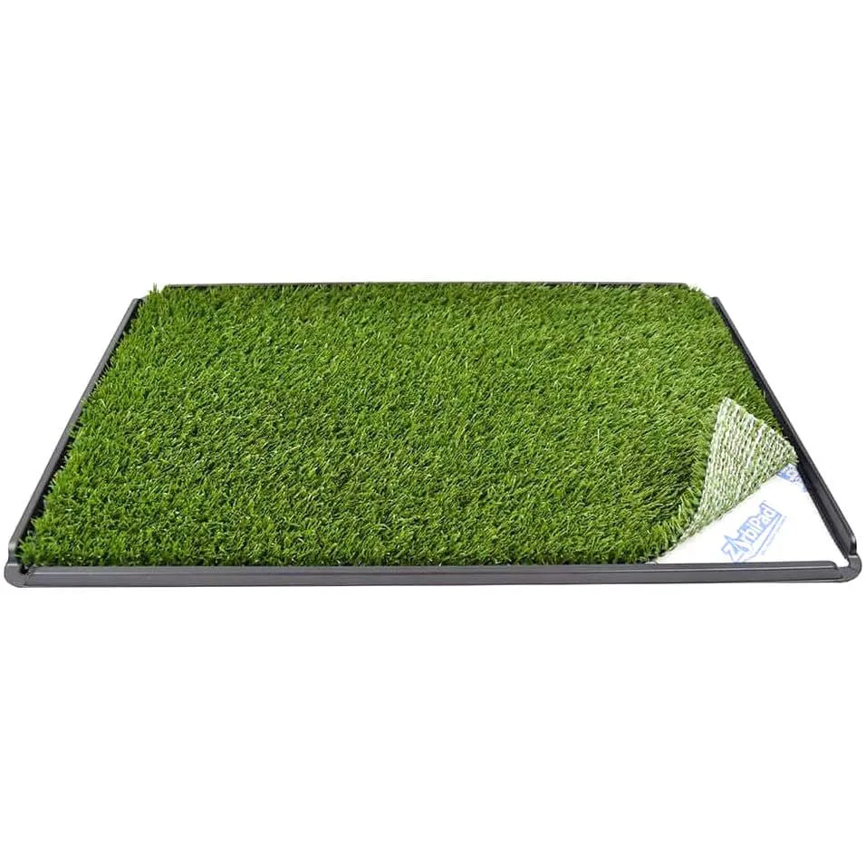 Indoor Dog Potty System, 16" x 24" (Tray, Pad, Grass)