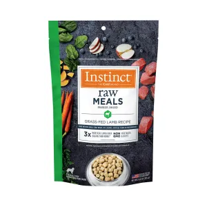 Instinct The Raw Brand Dog Raw Meals Freeze-Dried Grass-Fed Lamb Recipe 9oz