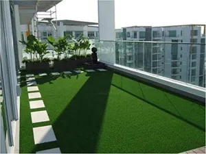 Kuber Industries 35mm High Density Artificial Grass Carpet Mat for Balcony, Lawn, Door(5 x 8 Feet) - CTKTC22440