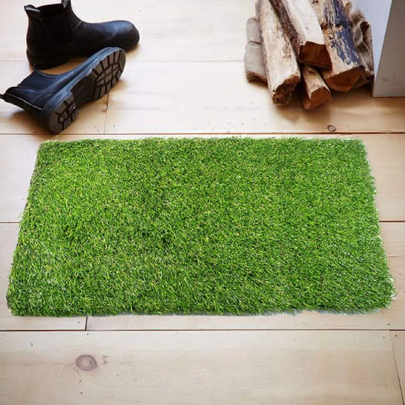 Kuber Industries Artificial Grass Mat for Balcony Or Doormat, Artificial Grass. Size - 37 X 57 Cms-CTKTC32039