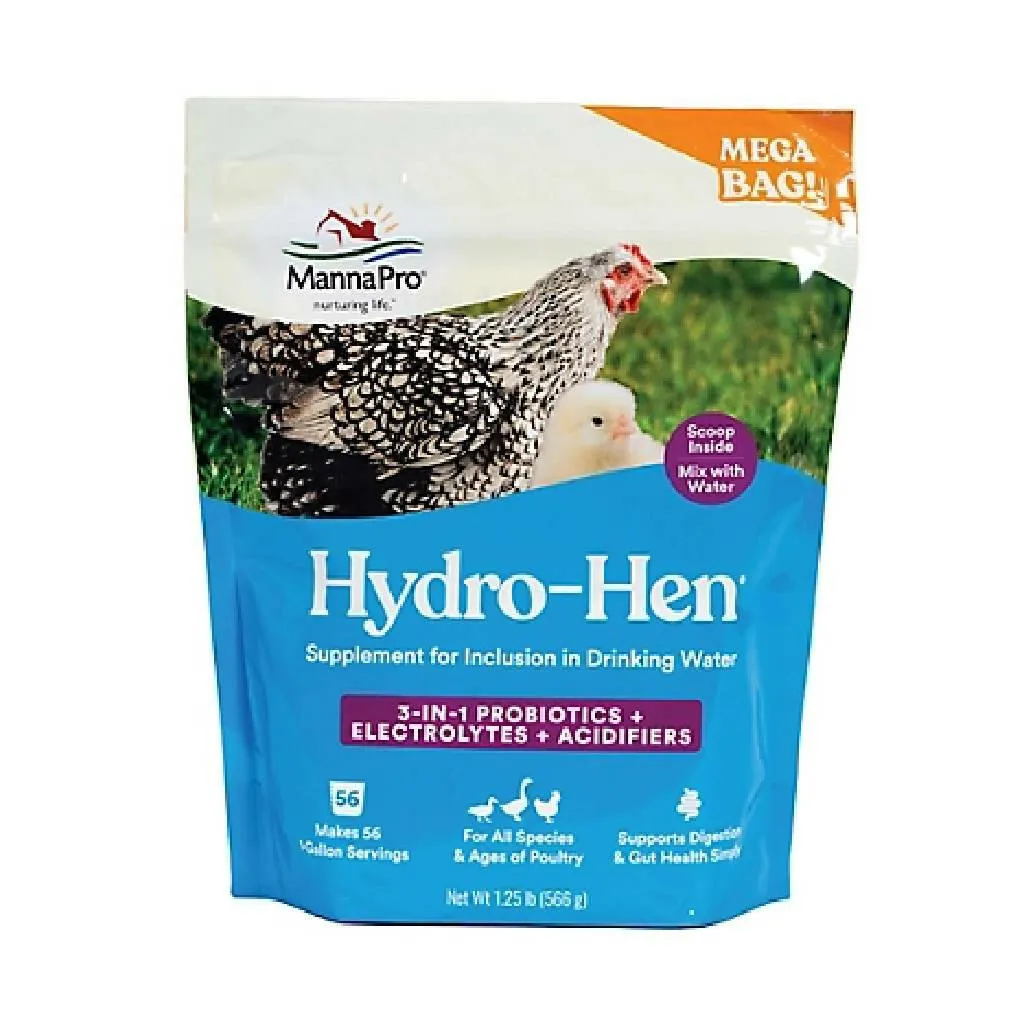 Manna Pro Hydro-Hen 3-in-1 Water Supplement for Poultry