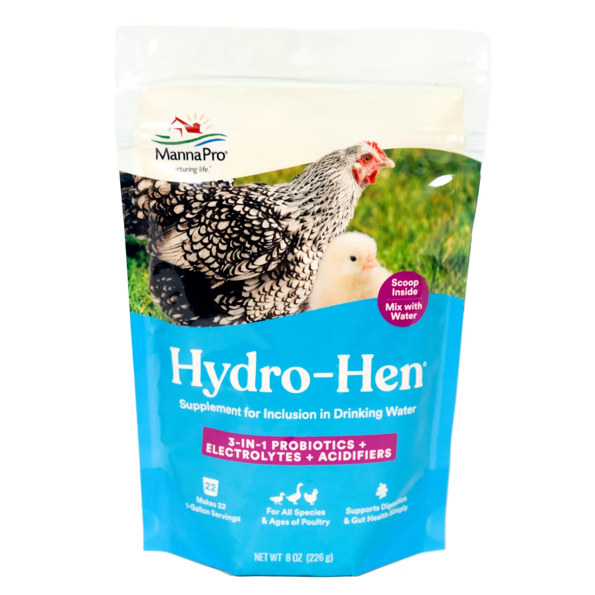 Manna Pro Hydro-Hen 3-in-1 Water Supplement for Poultry