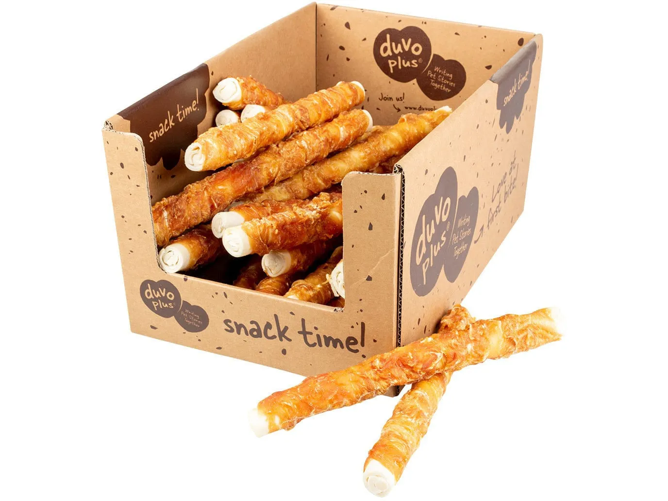 Meat! Chicken & Rawhide Sticks Large 25Cm - ± 2St