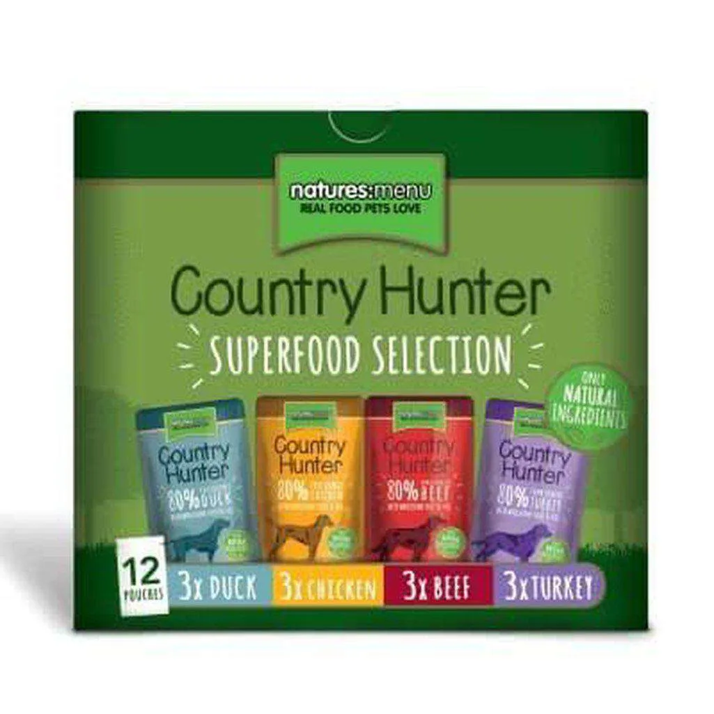 Natures Menu Superfood Selection Pouches for Dogs 12x 150g