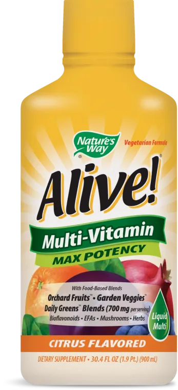 Nature's Way Alive Max Potency Liquid Multivitamin 30 oz