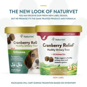 NaturVet Cranberry Relief   Echinacea for Dogs - 60 Soft Chews