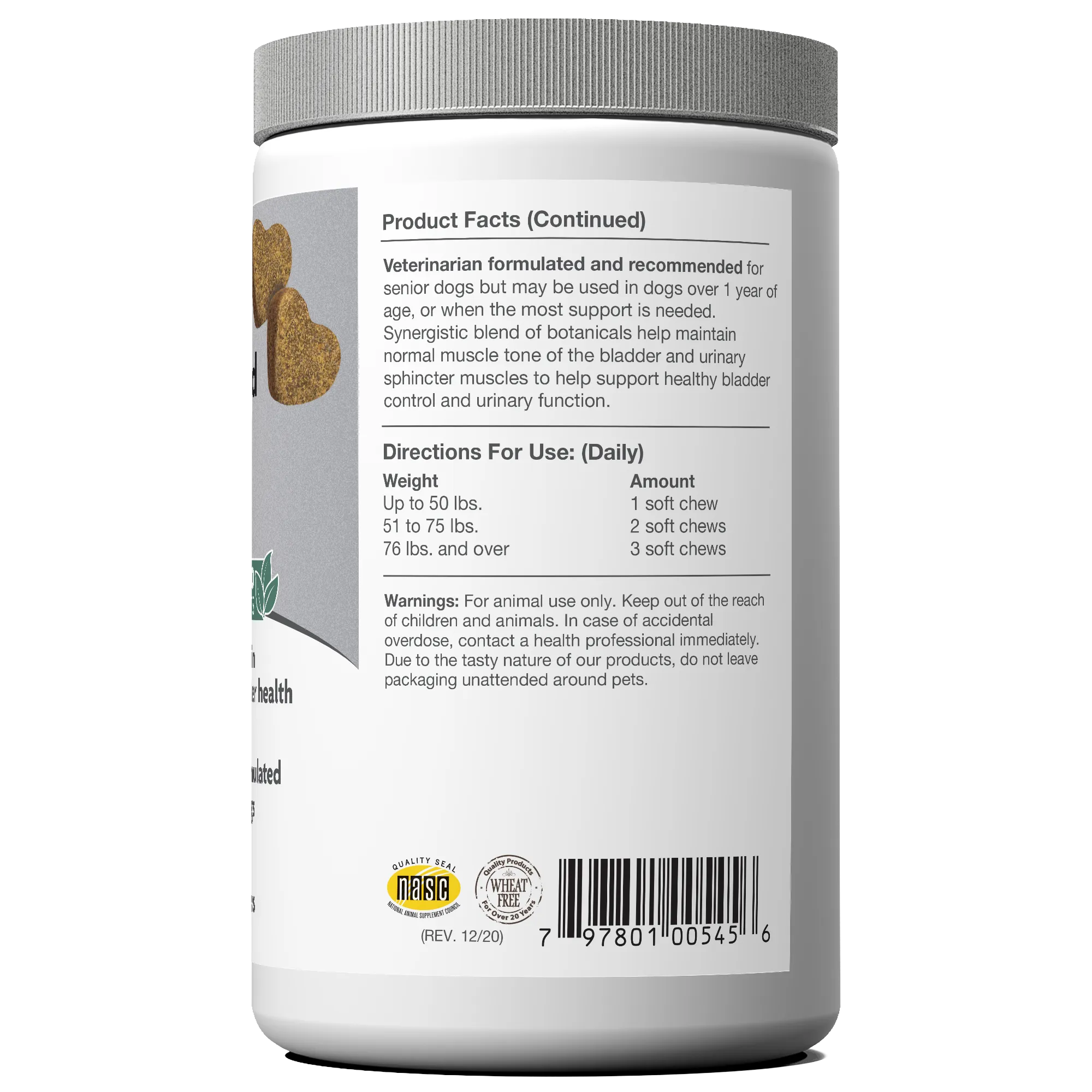 NaturVet Senior Advanced Incontinence