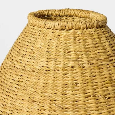 New - Elephant Grass Woven Vase Natural - Threshold designed with Studio McGee