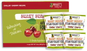 Nugget's Healthy Eats Frozen Smart Snacks Artisan Yogurt Chillin’ Cherry for Dogs (3.5 oz)