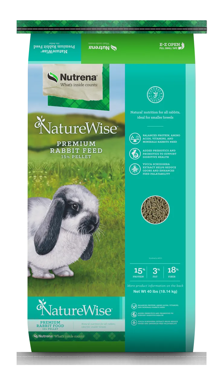 NUTRENA NATUREWISE 15% PREMIUM RABBIT FEED