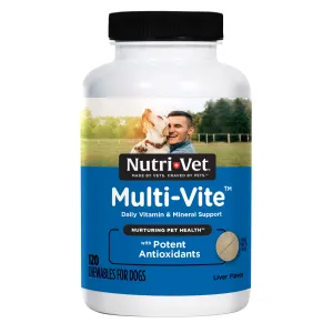 Nutri-Vet Multi-Vite Chewables For Dogs 120 Count