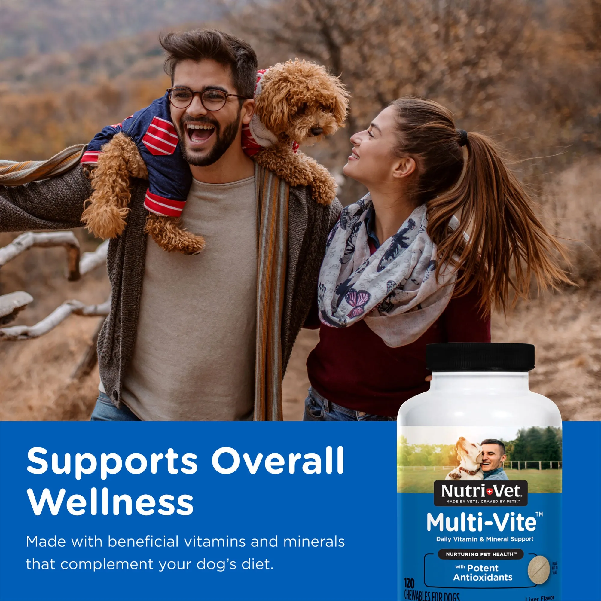 Nutri-Vet Multi-Vite Chewables For Dogs 120 Count