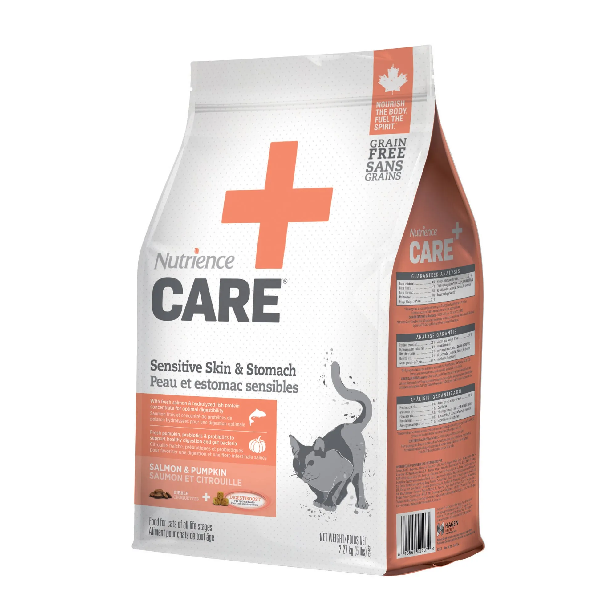 Nutrience Care Cat Sensitive Skin & Stomach Salmon & Pumpkin