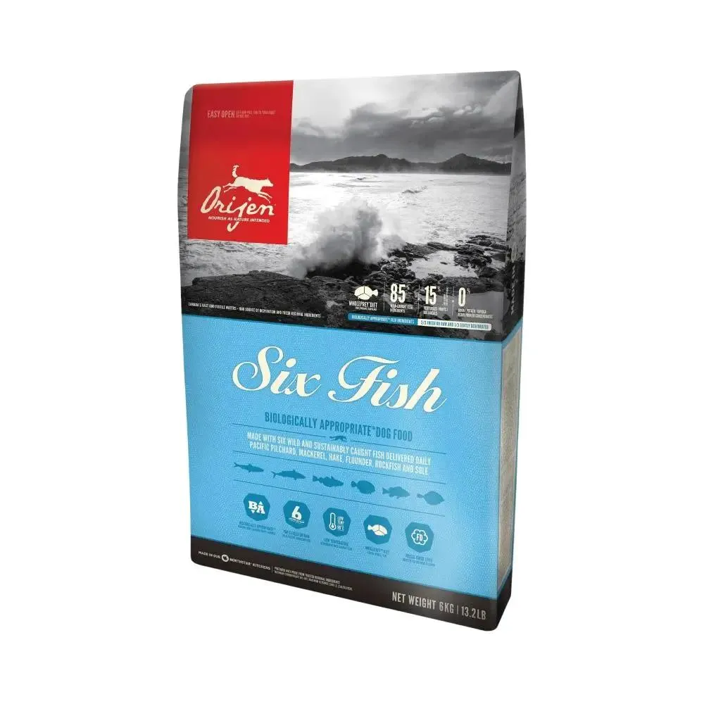 Orijen 6 Fish Dry Dog Food  6kg